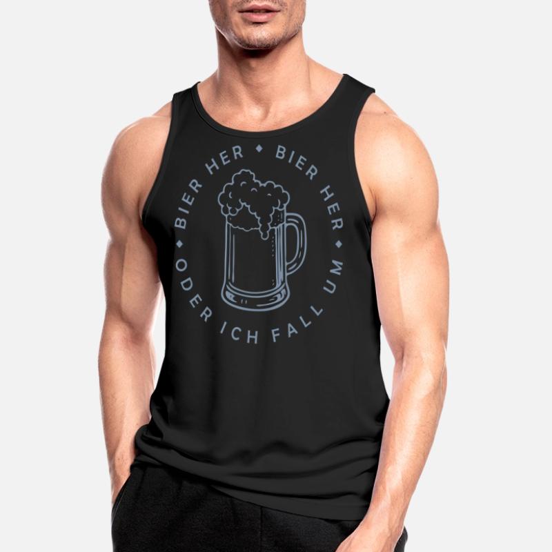 Bees here - Oder ich fall um! Men's Breathable Tank Top