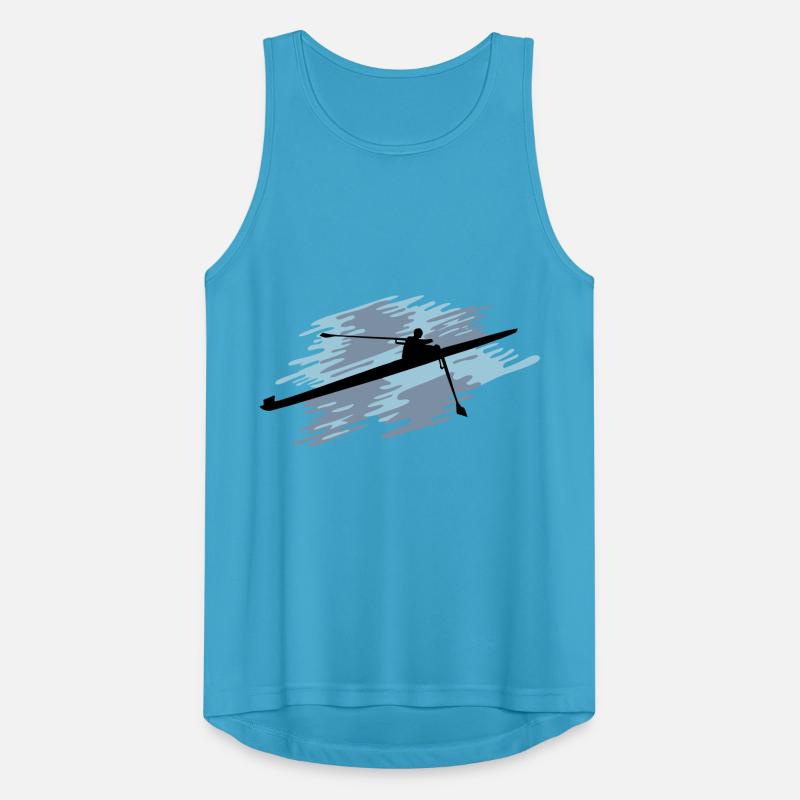 Rowing 1er, One rowing man Men's Breathable Tank Top