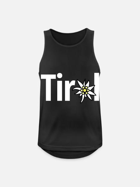 Tyrol - Men's Breathable Tank Top - black