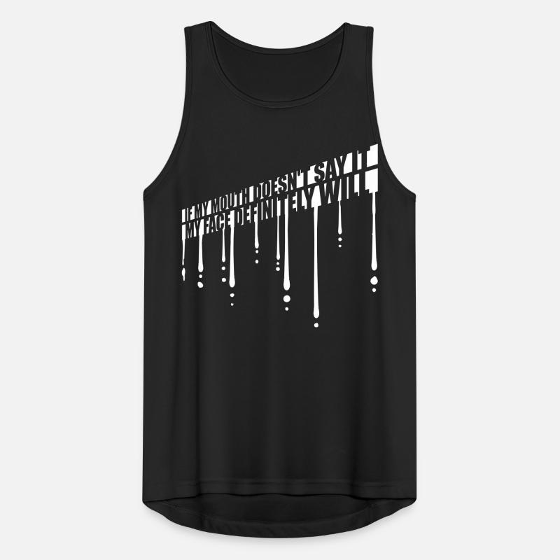 my face definitely will Men's Breathable Tank Top