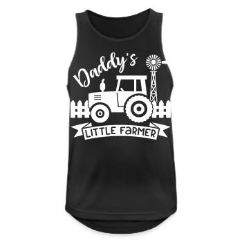 Little Farmer Daddy - Débardeur respirant Homme - noir - Devant - Nick (188cm)