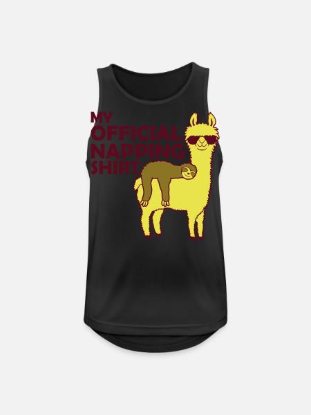 My official napping shirt - Men's Breathable Tank Top - black
