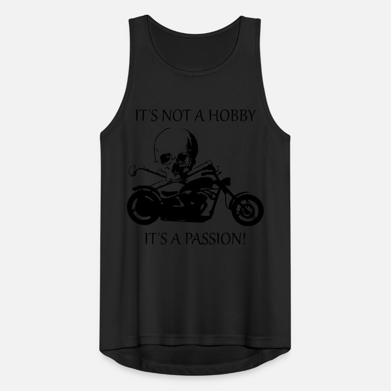 Motorcycle saying skull Men's Breathable Tank Top