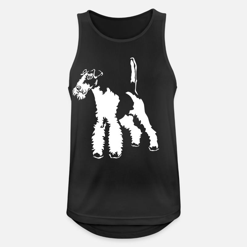 Fox Terrier "Black Edition" - Men's Breathable Tank Top - black