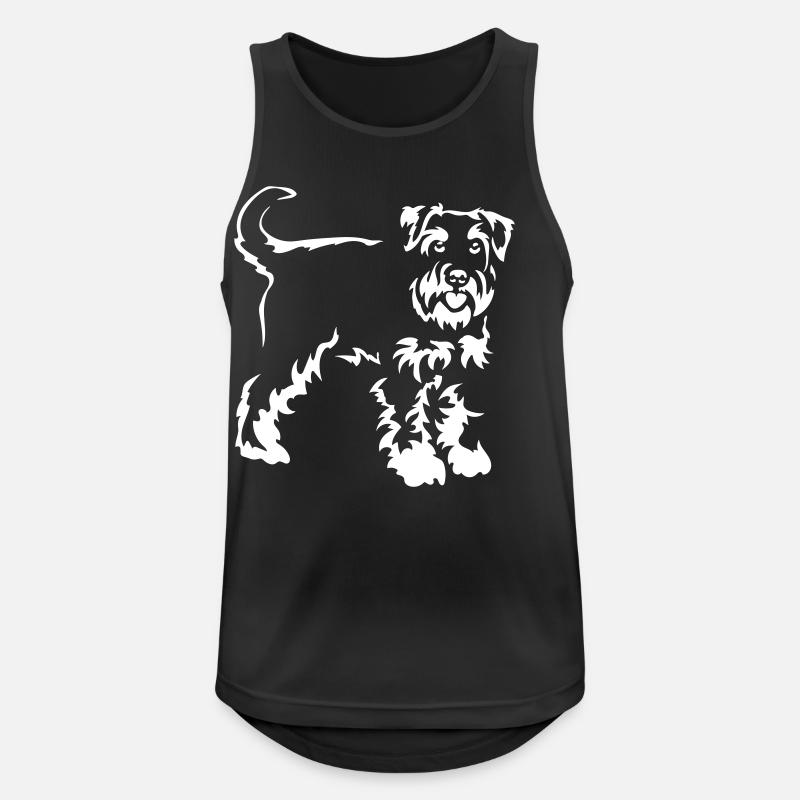 Schnauzer "Black Edition" - Men's Breathable Tank Top - black