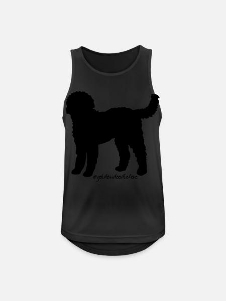 goldendoodlelove - Men's Breathable Tank Top - black