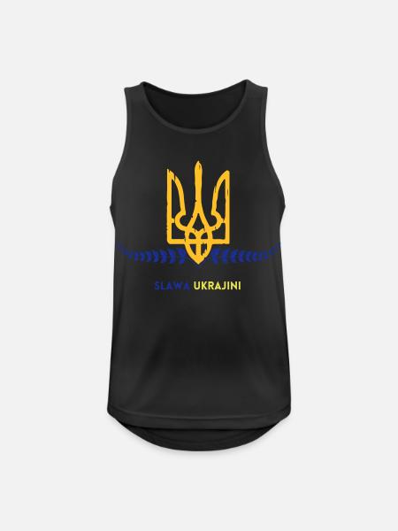 Glory of Ukraine - Men's Breathable Tank Top - black