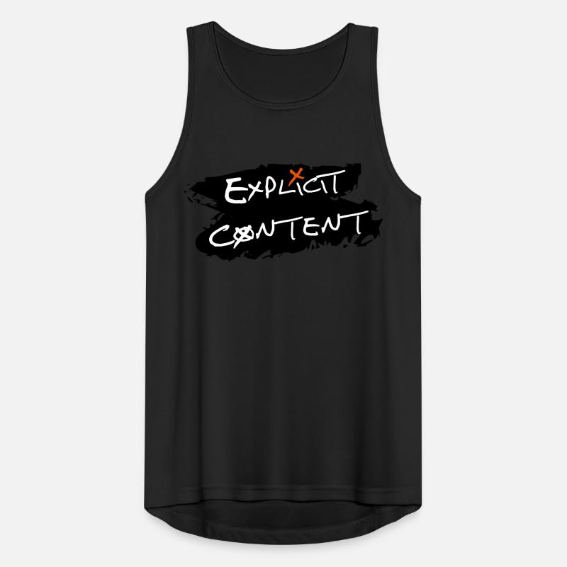 Explicit Content Männer Tank Top atmungsaktiv