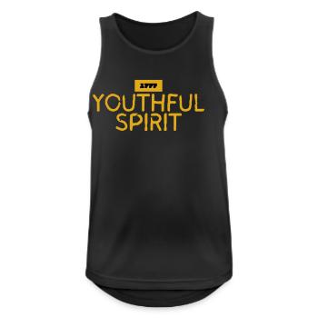Youthful Spirit - Men's Breathable Tank Top - black - Front - Nick (188cm)