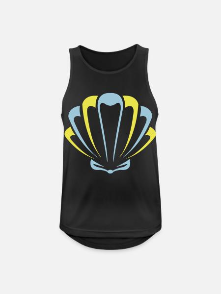 shell - Men's Breathable Tank Top - black