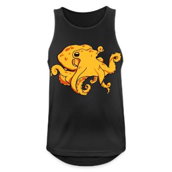 Octopus - Men's Breathable Tank Top - black - Front - Nick (188cm)