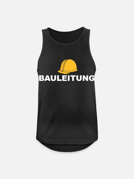 Construction Supervision Construction Supervision - Men's Breathable Tank Top - black