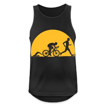 Sun Sport Triathlon - Débardeur respirant Homme - noir - Devant - Nick (188cm)
