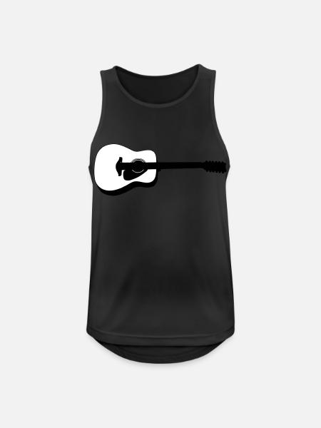 Guitar - Men's Breathable Tank Top - black