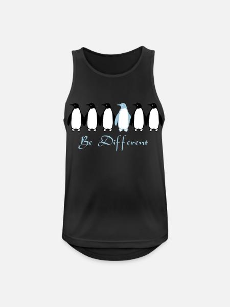 Be Different - Débardeur respirant Homme - noir