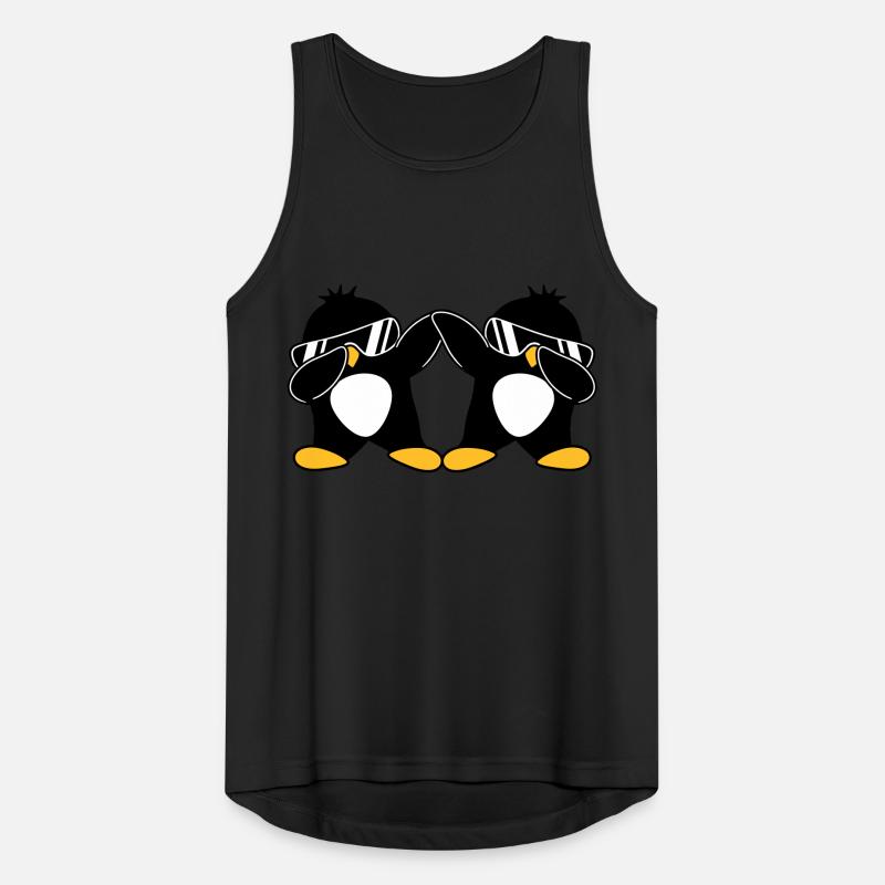 2 Pingouins Dab Débardeur respirant Homme