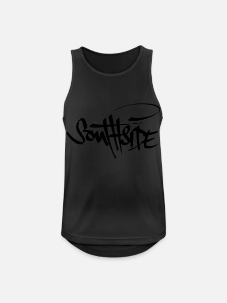 Southside - Men's Breathable Tank Top - black