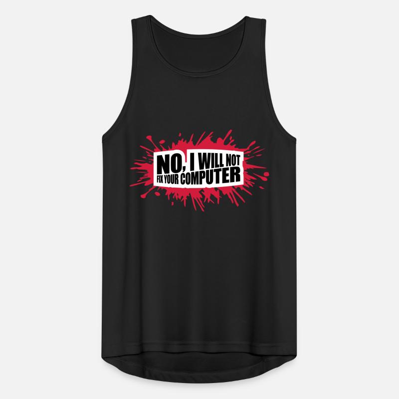 not fix your computer Men's Breathable Tank Top