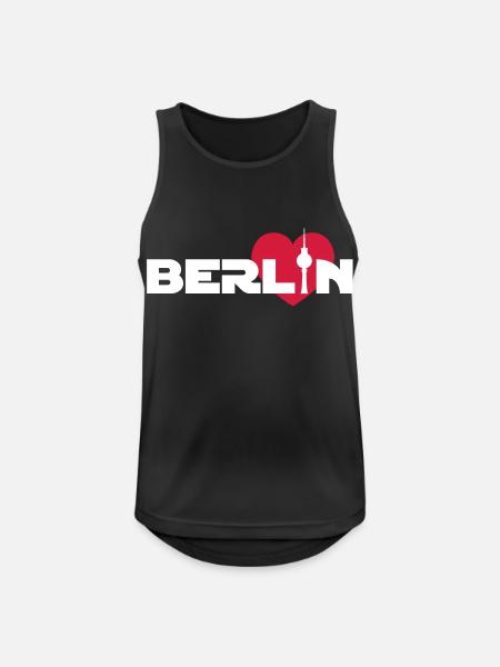 Love Berlin - Men's Breathable Tank Top - black