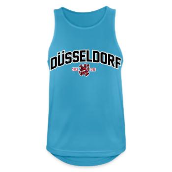 DÜSSELDORF - Männer Tank Top atmungsaktiv - Saphirblau - Vorne - Nick (188cm)