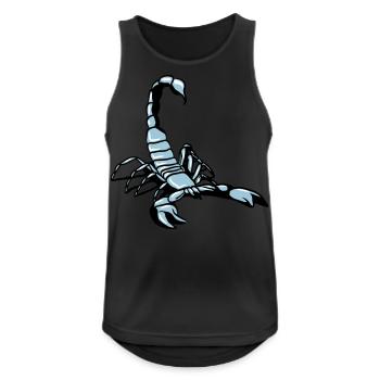 attaqué horoscope Scorpion - Débardeur respirant Homme - noir - Devant - Nick (188cm)