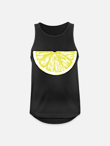 lemon_slice - Men's Breathable Tank Top - black