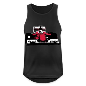 Formula One Racecar - Men's Breathable Tank Top - black - Front - Nick (188cm)