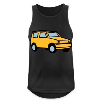 Auto - Männer Tank Top atmungsaktiv - Schwarz - Vorne - Nick (188cm)