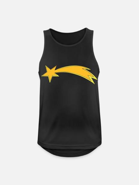 christmas star - Männer Tank Top atmungsaktiv - Schwarz