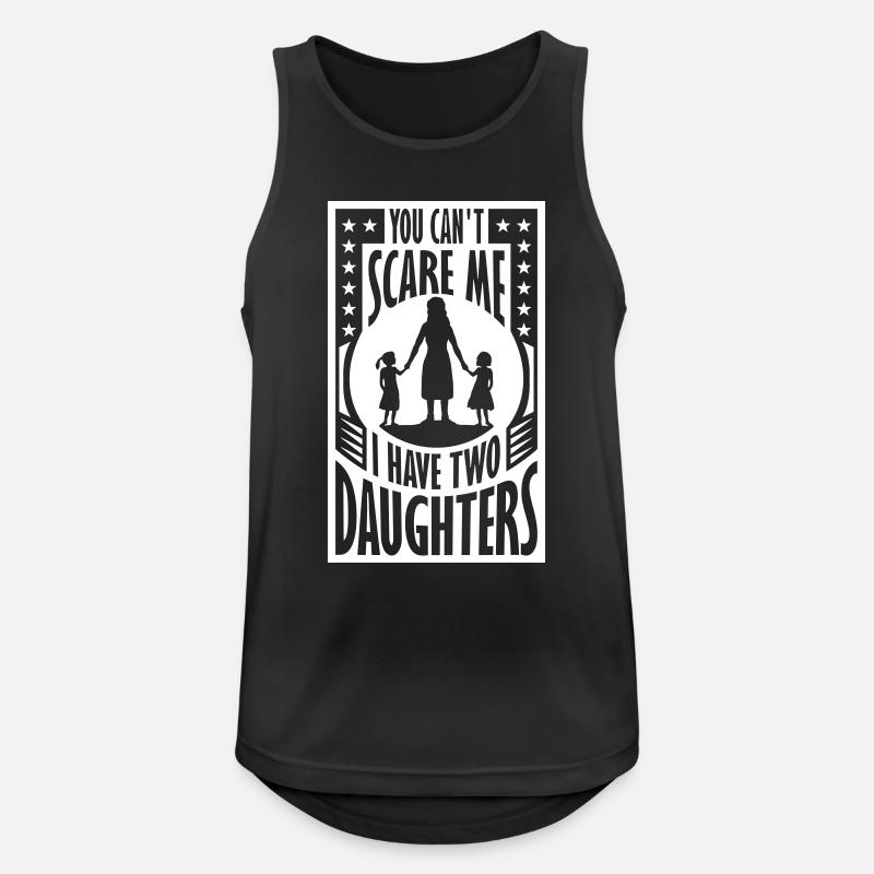 I have two daughters - Men's Breathable Tank Top - black