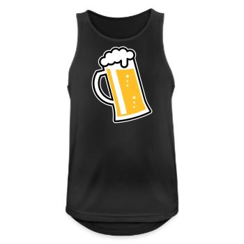 XLustiges Design Für Fröhliche Anlässe (L / 3) - Männer Tank Top atmungsaktiv - Schwarz - Vorne - Nick (188cm)