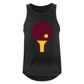 Ping-Pong - Débardeur respirant Homme - noir - Devant - Nick (188cm)