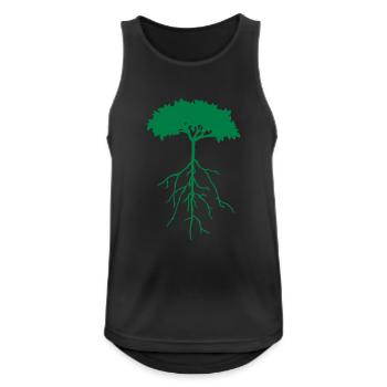 root tree - Men's Breathable Tank Top - black - Front - Nick (188cm)