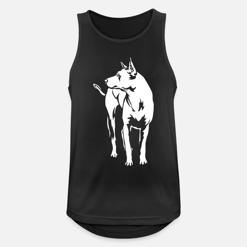 Thai Ridgeback "Black Edition" - Männer Tank Top atmungsaktiv - Schwarz