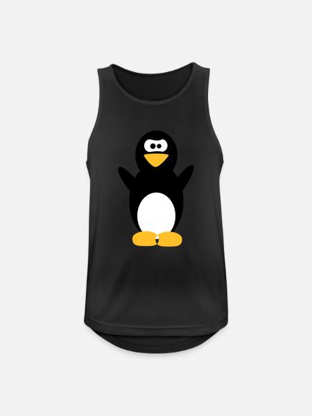 penguin - Men's Breathable Tank Top - black