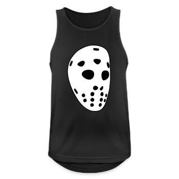Retro hockey mask - Men's Breathable Tank Top - black - Front - Nick (188cm)