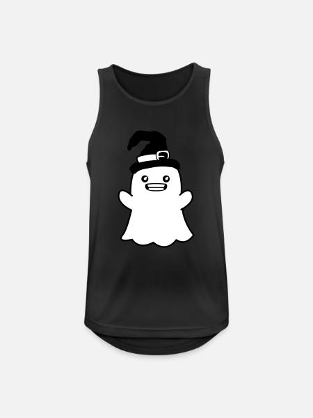Funny Ghost - Men's Breathable Tank Top - black