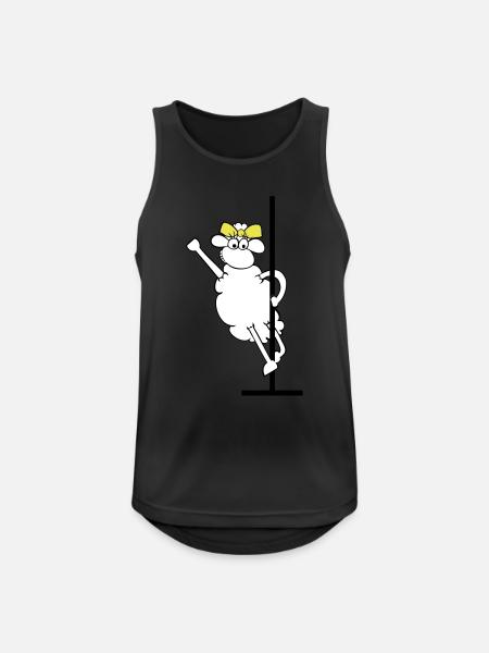 pole sheep - Men's Breathable Tank Top - black
