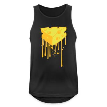 drop graffiti melted melt spray kaes - Men's Breathable Tank Top - black - Front - Nick (188cm)