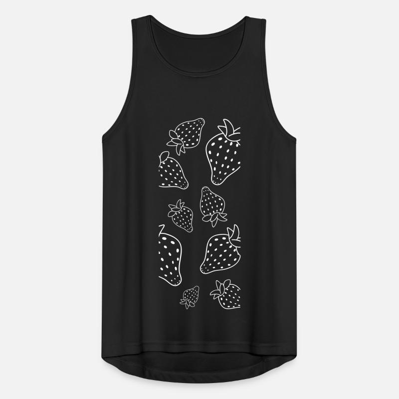 Erdbeere Erdbeeren Männer Tank Top atmungsaktiv