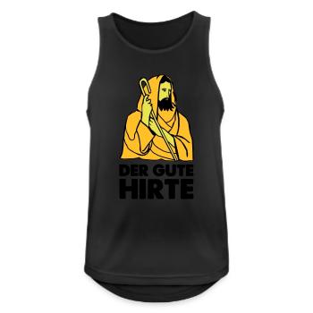 Jesus Shepherd - Men's Breathable Tank Top - black - Front - Nick (188cm)