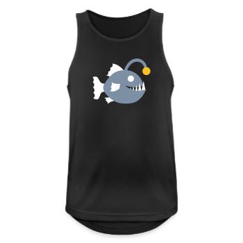 Frogfish Fish Lanternfish Graphic Deep Sea - Men's Breathable Tank Top - black - Front - Nick (188cm)