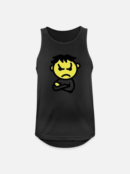 bad mood - Men's Breathable Tank Top - black