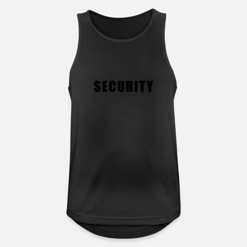 SECURITY - Men's Breathable Tank Top - black
