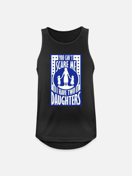 I have two daughters - Men's Breathable Tank Top - black