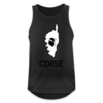 Rennen - Männer Tank Top atmungsaktiv - Schwarz - Vorne - Nick (188cm)