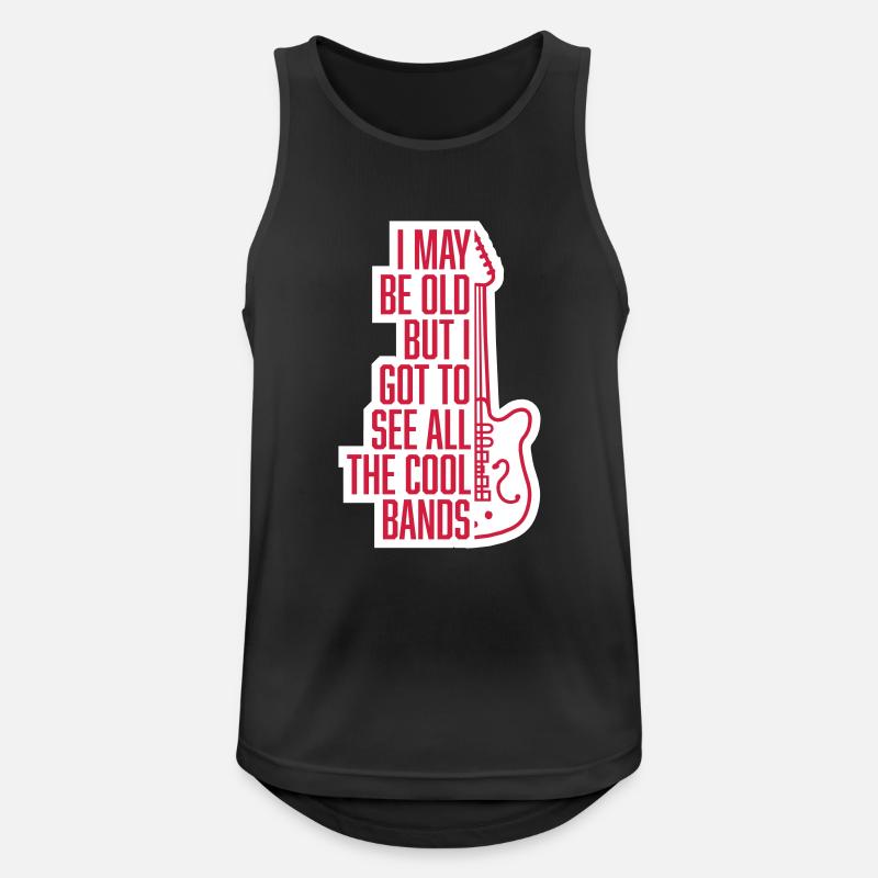 I may be old - Men's Breathable Tank Top - black
