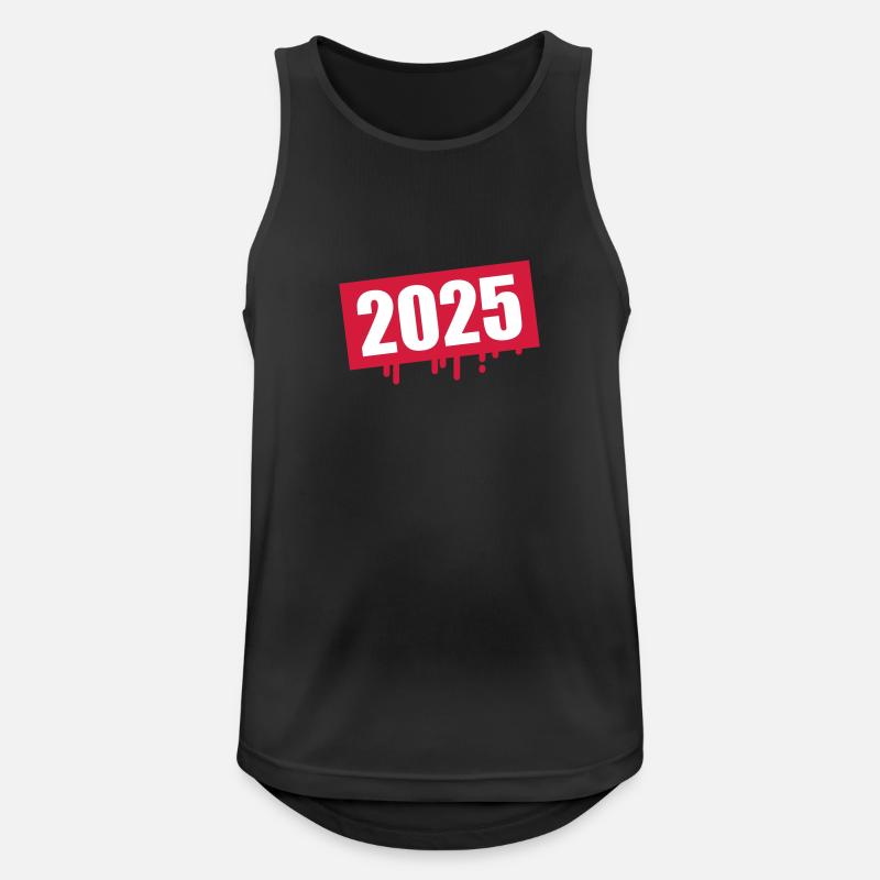 2025 year Klecks - Men's Breathable Tank Top - black
