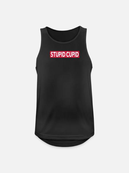 STUPIDE CUPIDON - Débardeur respirant Homme - noir