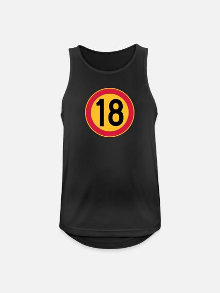 18 speed limit - Men's Breathable Tank Top - black